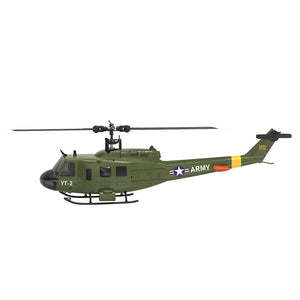 YuXiang F07 1:34 UH-1 HUEY Maßstab 2,4G 6CH Höhenhaltung Optische Flusspositionierung Dual-Brushless-Motor RC-Hubschrauber
