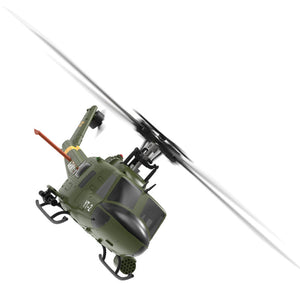 YuXiang F07 1:34 UH-1 HUEY Maßstab 2,4G 6CH Höhenhaltung Optische Flusspositionierung Dual-Brushless-Motor RC-Hubschrauber