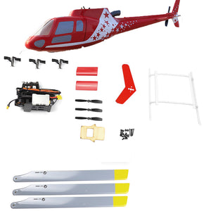 FLY WING Squirrel AS350 6CH Brushless Scale GPS Hubschrauber Dreirotorblatt mit H1 Flugsteuerung