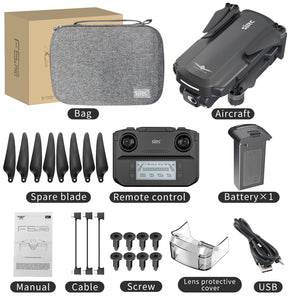 SJRC F5S PRO+ 3.5KM Repeater Digital FPV with 4K EIS HD Camera 2-Axis Mechanical Self-stabilizing Gimbal Brushless Foldable RC Drone Quadcopter