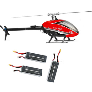 FLY WING FW450L V2.5 6CH FBL 3D Flying GPS Altitude Hold One-key Return RC Helicopter RTF