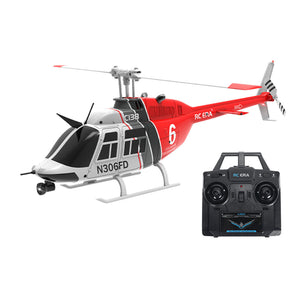 RC ERA C138 Bell 206 2.4G 6CH 6-Achsen-Gyro GPS 1:33 Maßstab Höhenhaltung Flybarless RC Hubschrauber RTF