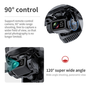 KFPLAN KF101 MAX-S GPS 3KM Repeater Digital FPV with Real 4K HD ESC Camera 3-Axis EIS Gimbal Optical Flow Positioning Brushless Foldable RC Drone Quadcopter RTF