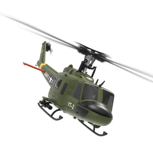 YuXiang F07 1:34 UH-1 HUEY Maßstab 2,4G 6CH Höhenhaltung Optische Flusspositionierung Dual-Brushless-Motor RC-Hubschrauber