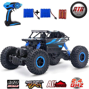 RC-Autos, Offroad-Fahrzeuge, ferngesteuerte Autos, Trucks, Fahrzeuge, 2,4 GHz, Allradantrieb, leistungsstark, Maßstab 1:18, Renn- und Kletterautos, elektrischer Rock Crawler Buggy, Hobbyspielzeug für Kinder