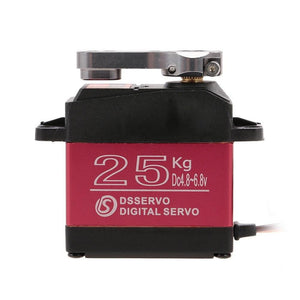 2pcs DSSERVO DS3225MG 25KG 180 Degree Metal Gear High Torque Waterproof Digital Servo For RC Airplane Robot Car