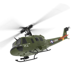 YuXiang F07 1:34 UH-1 HUEY Maßstab 2,4G 6CH Höhenhaltung Optische Flusspositionierung Dual-Brushless-Motor RC-Hubschrauber