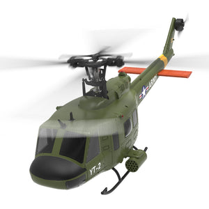 YuXiang F07 1:34 UH-1 HUEY Maßstab 2,4G 6CH Höhenhaltung Optische Flusspositionierung Dual-Brushless-Motor RC-Hubschrauber