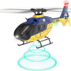 YU XIANG F06 EC135 Sechskanal-Flybarless-Simulationshubschrauber