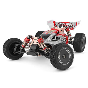 WLtoys 144001 RC Drift-Auto, 60 km/h, Maßstab 1:14, elektrisch, Allradantrieb, Leichtmetall-Geländewagen