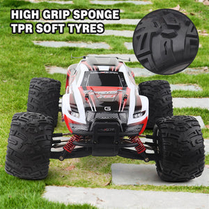 HG TRASPED 104 1/10 2.4G 4WD 30km/h RC Car Knight 570 Brushed High Speed Off-road Truck Vehicles Models RTR Toy