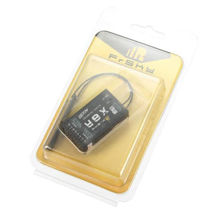 FrSky X8R 2,4 GHz 16-Kanal SBUS Smart Port Vollduplex-Telemetrieempfänger mit neuer Antenne