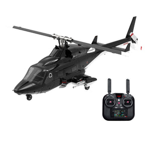 YUXIANG F02S AirWolf 2.4G 9CH 6G GPS Optische Flusslokalisierung LiDAR TOF Höhenhaltung Dualer bürstenloser Motor Maßstab 1:34 Flybarless RC Hubschrauber RTF