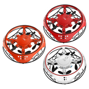 Mini-Induktions-Vierachsen-Flugzeug mit automatischer Hindernisvermeidung durch Infrarot-Induktion (UFO-Spielzeug)