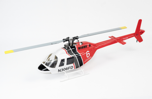 FLY WING Bell 206 V3/V4 Klasse 470 6-Kanal Brushless-Motor GPS Höhenhalte-Scale-RC-Hubschrauber