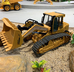 1:16 RC bulldozer toy 10-channel 2.4G engineering vehicle toy