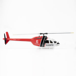 FLY WING Bell 206 V3/V4 Klasse 470 6-Kanal Brushless-Motor GPS Höhenhalte-Scale-RC-Hubschrauber
