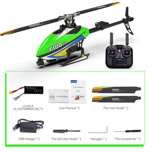 Verbesserter YUXIANG F180 V2 6CH 3D 6G System Dual Brushless Direct Drive Motor Aileronless RC Helicopter mit GPS &amp; FPV 