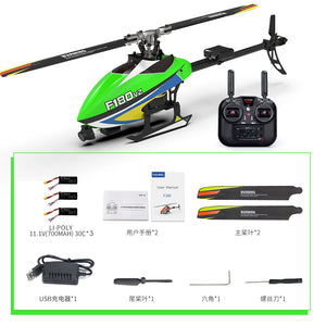 Verbesserter YUXIANG F180 V2 6CH 3D 6G System Dual Brushless Direct Drive Motor Aileronless RC Helicopter mit GPS &amp; FPV 