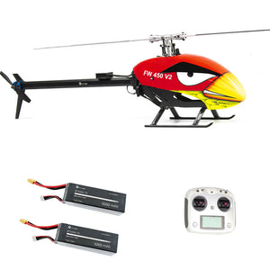 FLY WING FW450L V2.5 6CH FBL 3D Flying GPS Altitude Hold One-key Return RC Helicopter RTF
