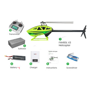 Flywing FW450 V3 PRO GPS-RC-Hubschrauber für Anfänger und erfahrene Piloten