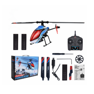 WLtoys XK K200 4CH 6-Achsen-Gyro-Höhenstabilisierung mit optischem Fluss und Lokalisierung, Flybarless-RC-Hubschrauber (RTF)