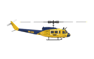 RC ERA C032 UH-1 2.4G 6CH 6-Achsen-Gyroskop 1:48 Huey Höhenhaltung Optische Flusspositionierung TOF Höhenhaltung Flybarless RC Hubschrauber RTF