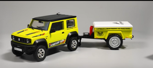 HG HG4-53 TRASPED 1/16 2.4G 3WD RC Car for SUZUKI JIMNY Rock Crawler LED Light Simulated Sound Off-Road Climbing Truck RTR Full Proportional Models Toys