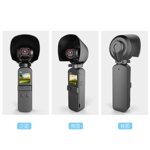 Multifunktionsset für DJI Pocket 2: Sonnenblende + Objektivschutzabdeckung + Adapterhalterung