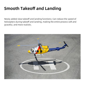 FLYWING Bell-412 Klasse 470 6-Kanal Brushless-Motor GPS Höhenhaltesystem Scale RC-Hubschrauber