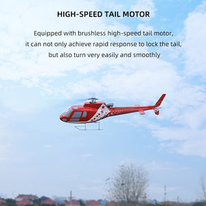 FLY WING Squirrel AS350 6CH Brushless Scale GPS Hubschrauber Dreirotorblatt mit H1 Flugsteuerung
