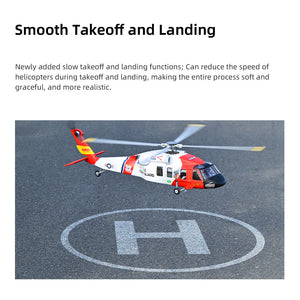 [PreOrder] FLYWING MH-60T Jayhawk 1:14 Scale US Coast Guard RC Helicopter - 4-Blade GPS Hover, One-Key Return, 20+ Min Flight, RTF Ready to Fly