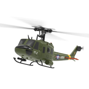 YuXiang F07 1:34 UH-1 HUEY Scale 2.4G 6CH Altitude Hold Optical Flow Positioning Dual Brushless Motor RC Helicopter