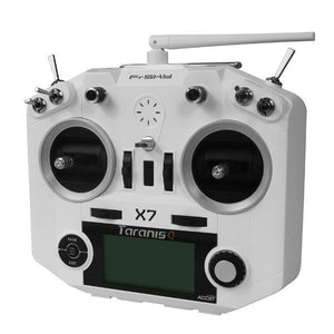 FrSky ACCST Taranis Q X7 Sender 2,4 GHz 16-Kanal Modus 2 Weiß/Schwarz Internationale Version für RC-Drohnen