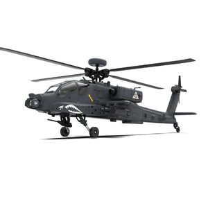 YXZNRC F11-S 1:32 AH-64 Apache Scale 2.4G 6CH GPS Höhenhaltung Optische Flusspositionierung 5.8G FPV-Kamera Dual Brushless Motor Flybarless RC Helicopter RTF