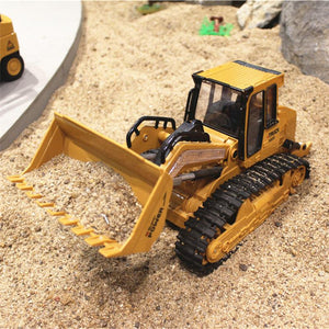 1:16 RC bulldozer toy 10-channel 2.4G engineering vehicle toy