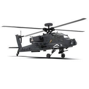 YXZNRC F11-S 1:32 AH-64 Apache Scale 2.4G 6CH GPS Höhenhaltung Optische Flusspositionierung 5.8G FPV-Kamera Dual Brushless Motor Flybarless RC Helicopter RTF