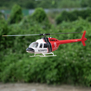 FLY WING Bell 206 V3/V4 Klasse 470 6-Kanal Brushless-Motor GPS Höhenhalte-Scale-RC-Hubschrauber