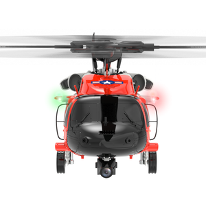 YXZNRC F09-S 2,4 GHz 6-Achsen-Gyro-Brushless-Küstenwachen-Uh60-Rettungshubschrauber mit GPS und FPV