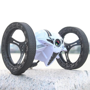 RC-Hüpfauto mit 2,4 GHz, WLAN-Kamera, 360°-Drehungen möglich, 2,0-MP-Flexibelräder