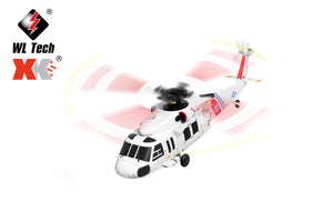 WLtoys  K270 Black Hawk UH-60L 4CH RC Helicopter with Optical Flow & Altitude Hold, 6-Axis Gyro for Beginners, 8 Min Flight