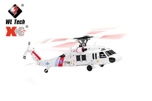 WLtoys  K270 Black Hawk UH-60L 4CH RC Helicopter with Optical Flow & Altitude Hold, 6-Axis Gyro for Beginners, 8 Min Flight