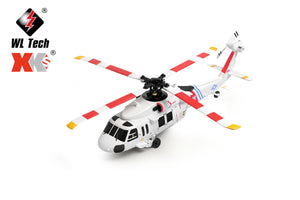 WLtoys  K270 Black Hawk UH-60L 4CH RC Helicopter with Optical Flow & Altitude Hold, 6-Axis Gyro for Beginners, 8 Min Flight