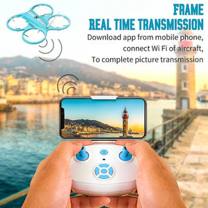 Mini-Drohne mit 720p-HD-Kamera, 6-Wege-Steuerung (2,4 GHz), Licht, 360°-Flip und fester Flughöhe