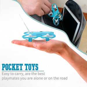 Mini-Drohne mit 720p-HD-Kamera, 6-Wege-Steuerung (2,4 GHz), Licht, 360°-Flip und fester Flughöhe