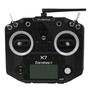 FrSky ACCST Taranis Q X7 Sender 2,4 GHz 16-Kanal Modus 2 Weiß/Schwarz Internationale Version für RC-Drohnen