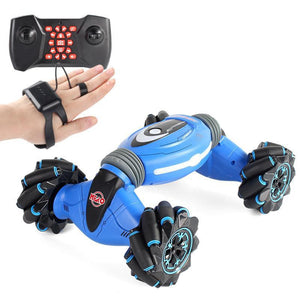 Remote control stunt car gesture sensing roll off-road climbing car