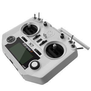 FrSky ACCST Taranis Q X7 Sender 2,4 GHz 16-Kanal Modus 2 Weiß/Schwarz Internationale Version für RC-Drohnen