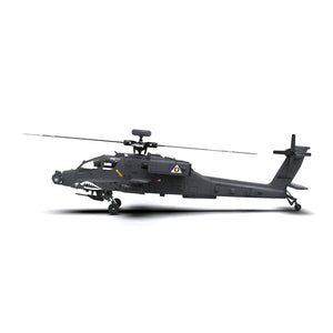 YXZNRC F11-S 1:32 AH-64 Apache Scale 2.4G 6CH GPS Höhenhaltung Optische Flusspositionierung 5.8G FPV-Kamera Dual Brushless Motor Flybarless RC Helicopter RTF