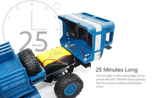 WPL B-24 1/16 ferngesteuerter Militär-LKW 4WD Geländekletterfahrzeug 